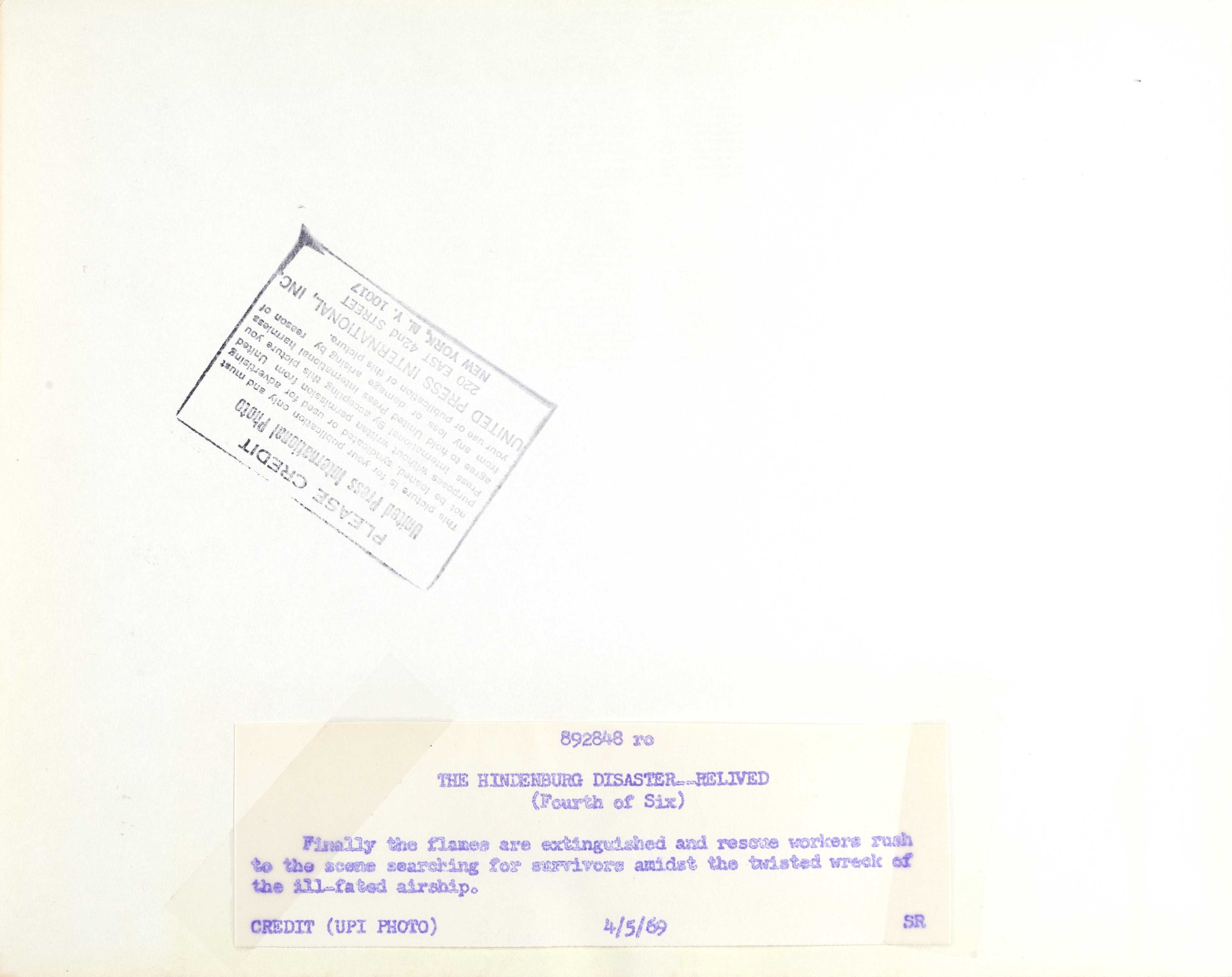 Murray Becker | The Hindenburg disaster at Lakehurst (3 prints), 6 May ...