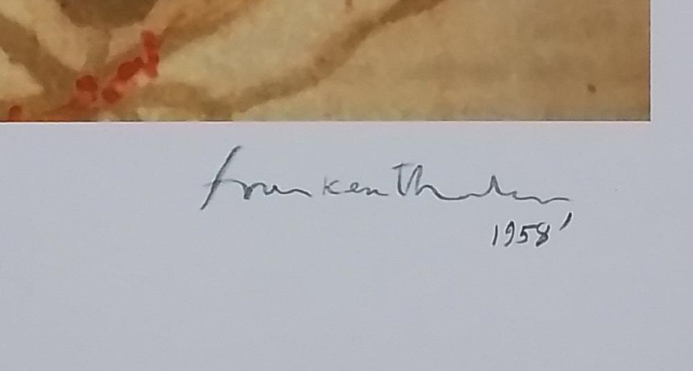 Artwork by Helen Frankenthaler, Abstract Portfolio Print, Made of Portfolio Print