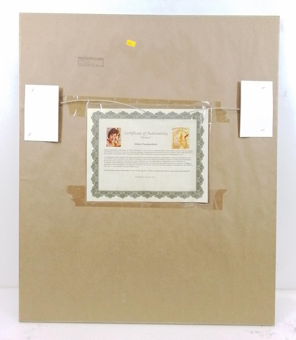 Artwork by Helen Frankenthaler, Abstract Portfolio Print, Made of Portfolio Print