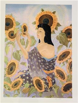 Serigraph on paper - Muramasa Kudo