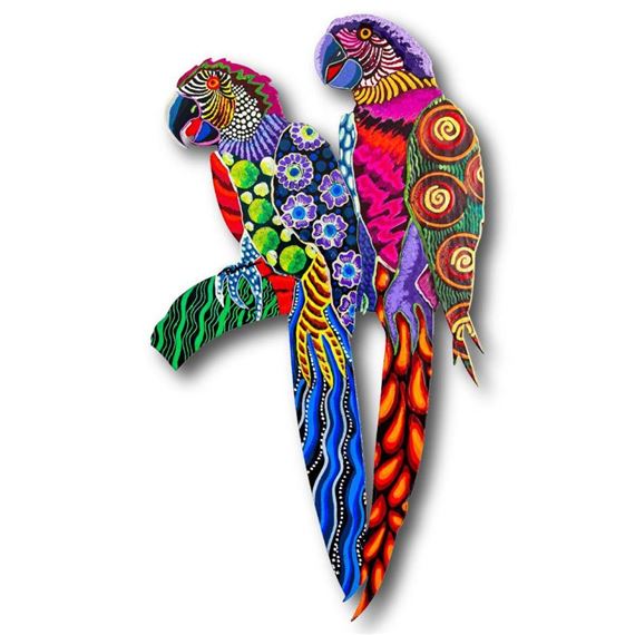 Two Parrots by Patricia Govezensky