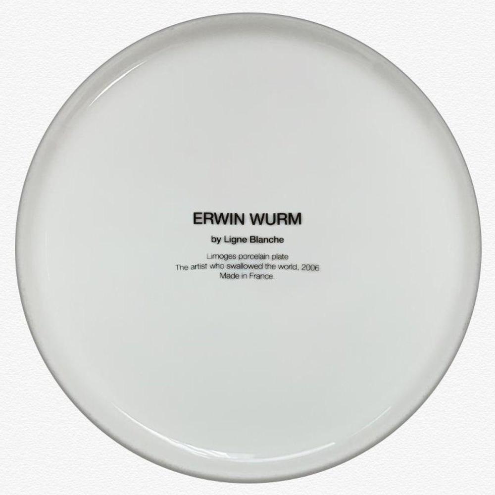 Artwork by Erwin Wurm, The Artist Who Swallowed the World, Made of Limoges Porcelain