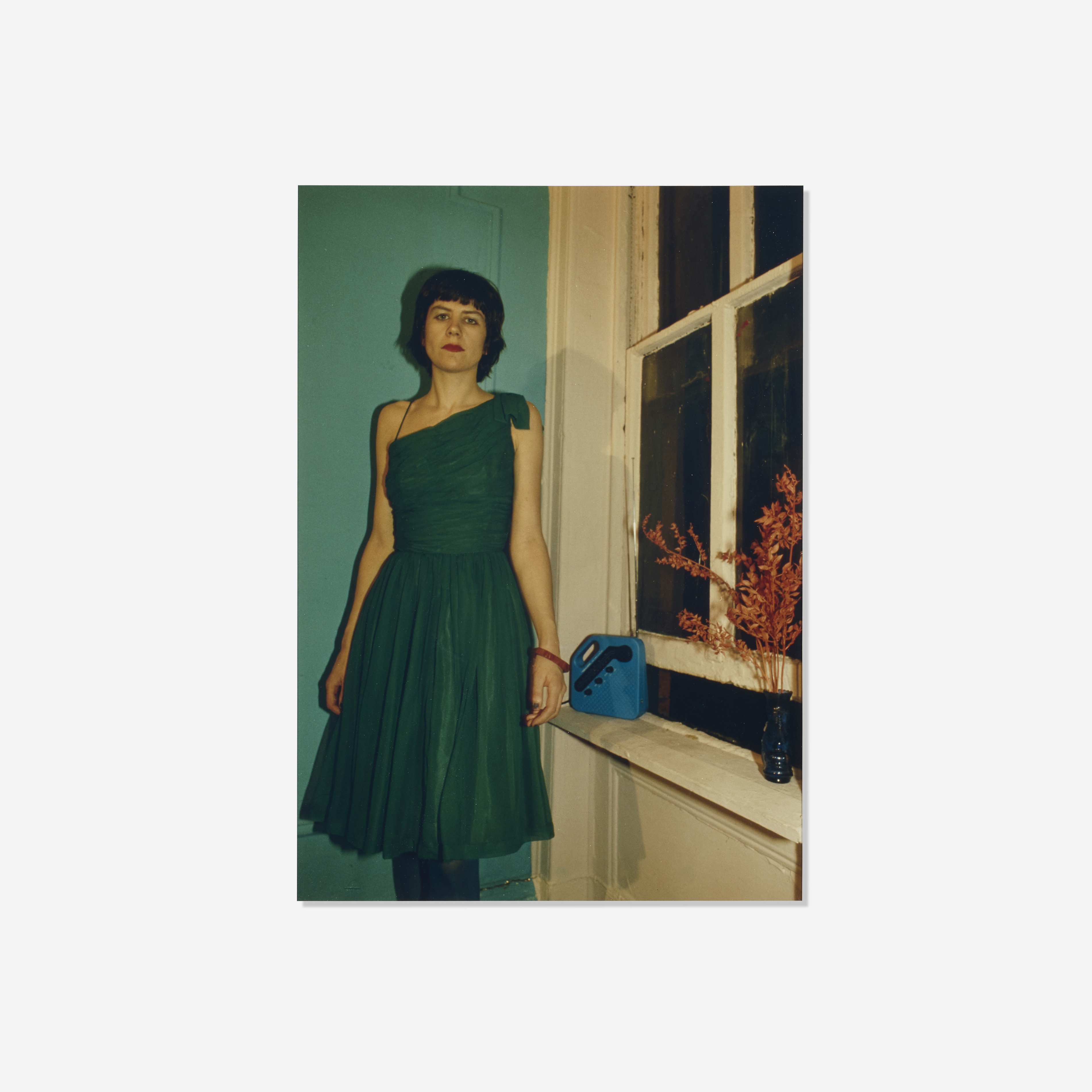 Artwork by Nan Goldin, Vivienne in Green Dress, Made of C-Print