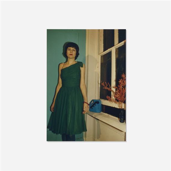 Vivienne in Green Dress - Nan Goldin