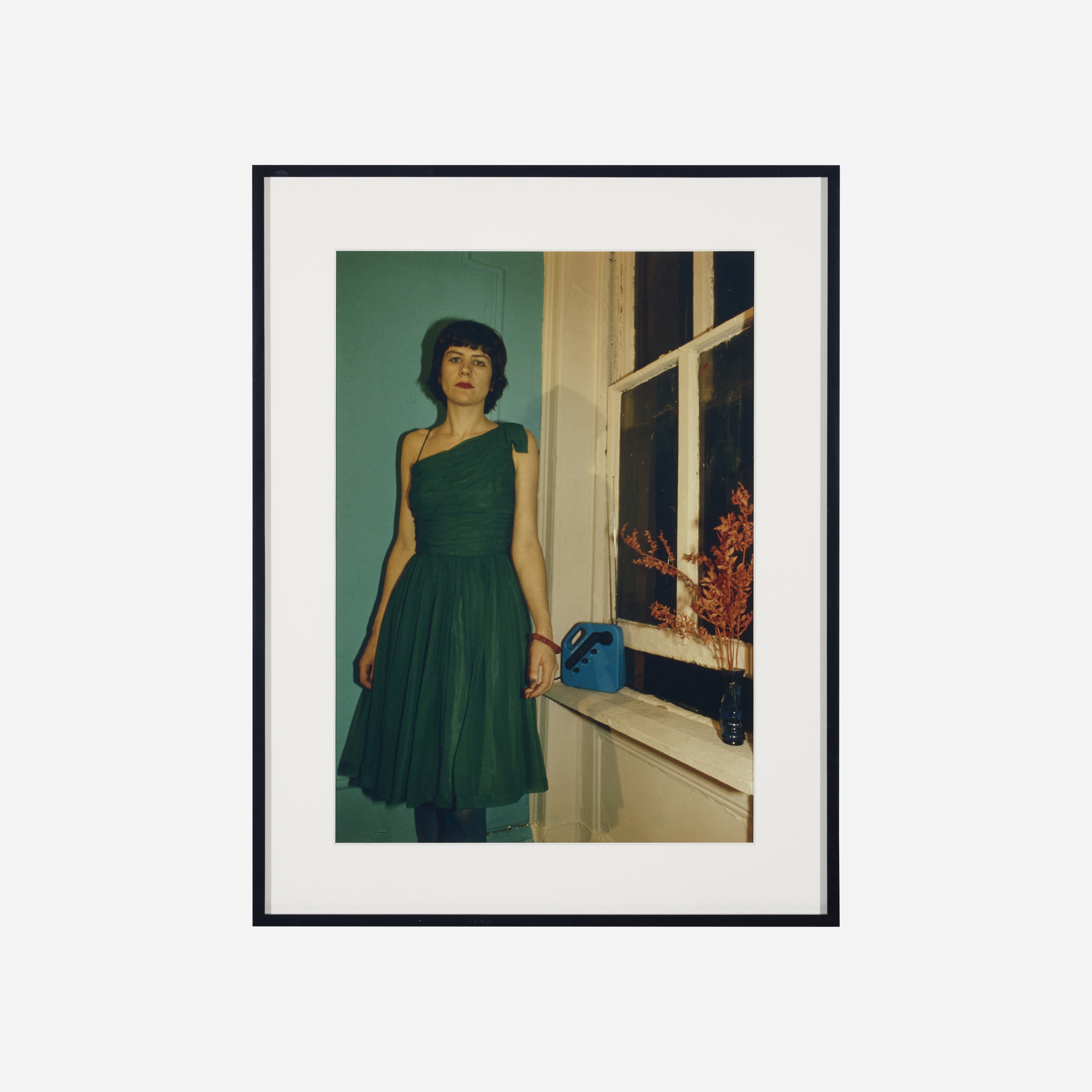 Artwork by Nan Goldin, Vivienne in Green Dress, Made of C-Print