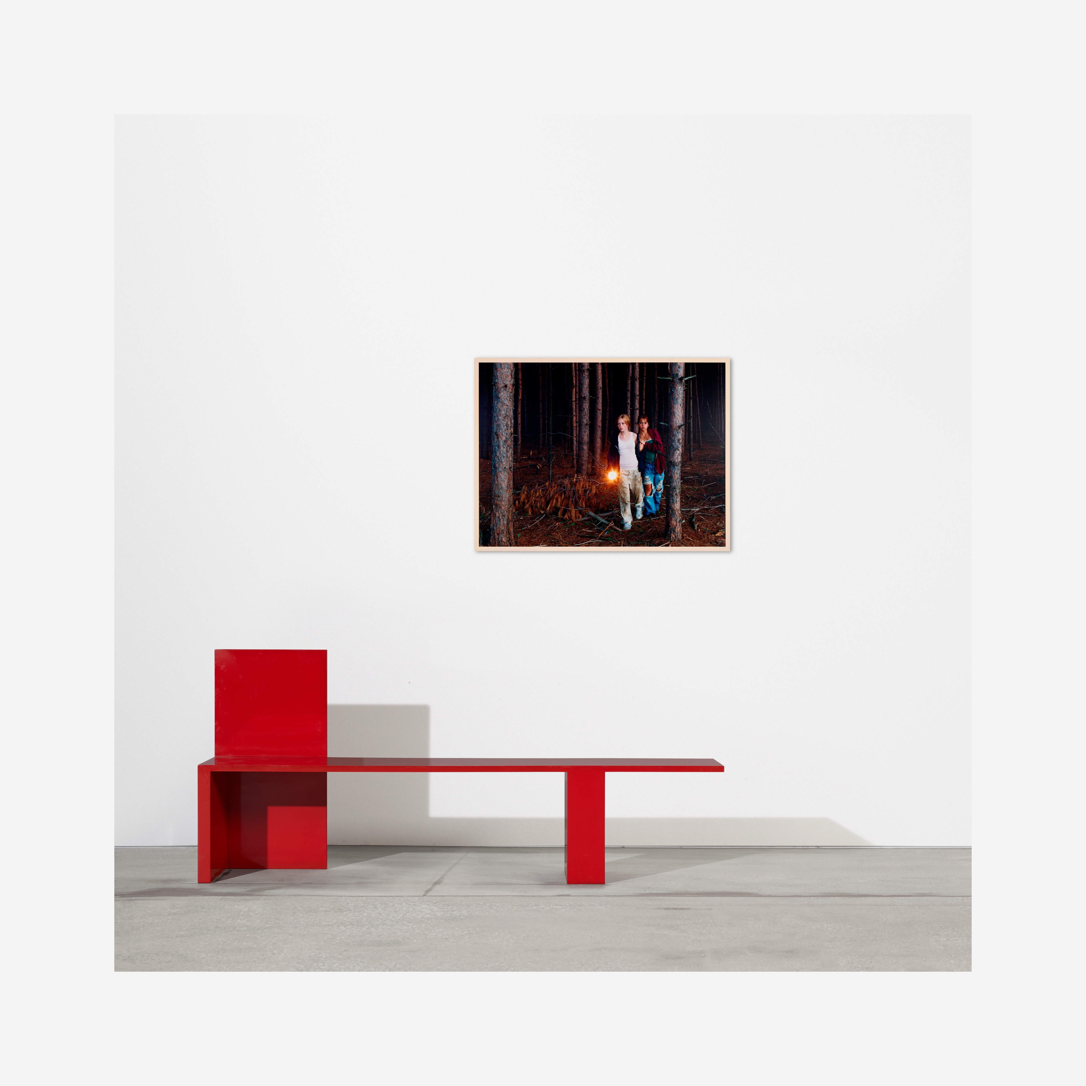 Artwork by Justine Kurland, Flashlight, Made of Satin Finish Uv-Laminated C-Print Mounted To Sintra