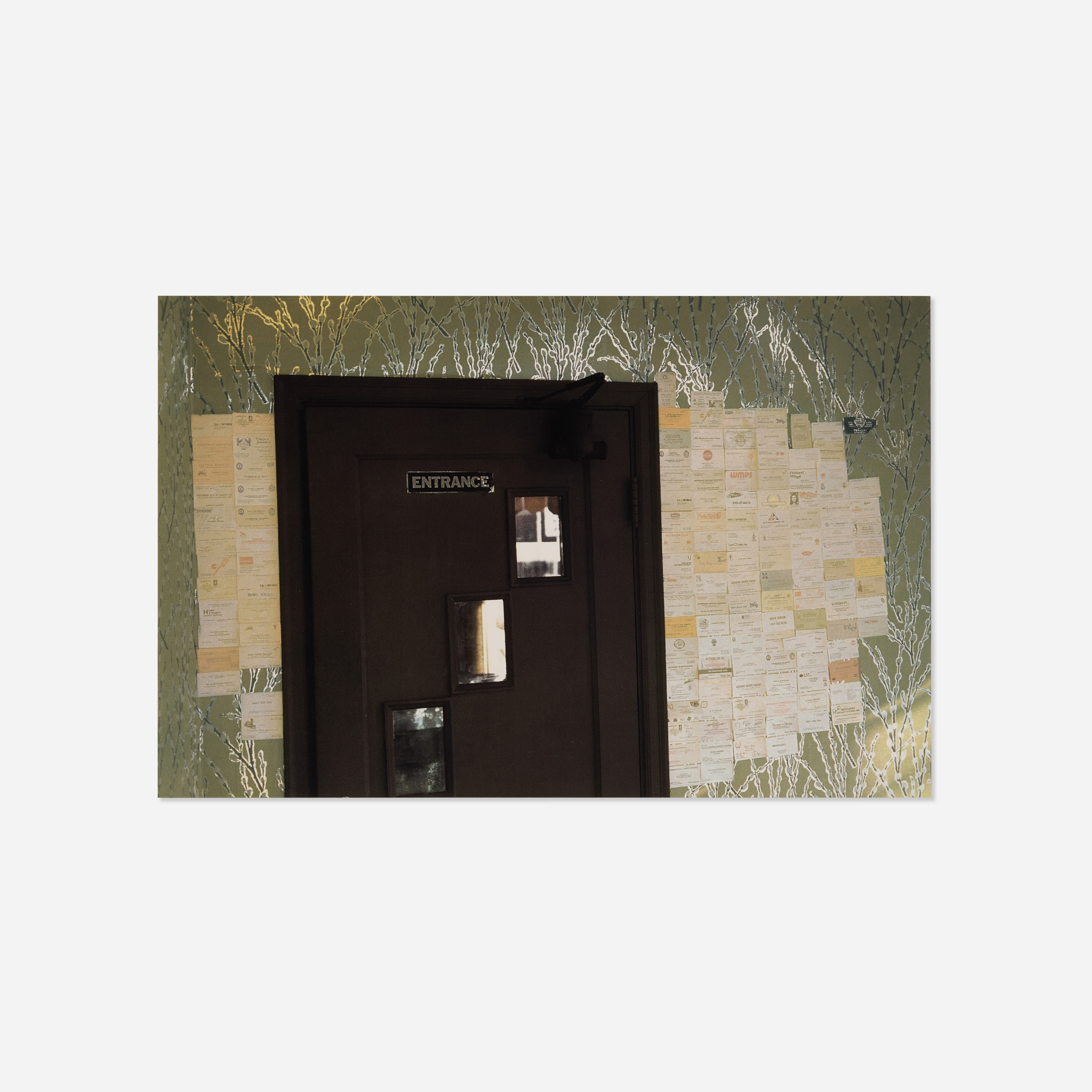 Artwork by William Eggleston, Tennessee (Brown Door), Made of Dye transfer print