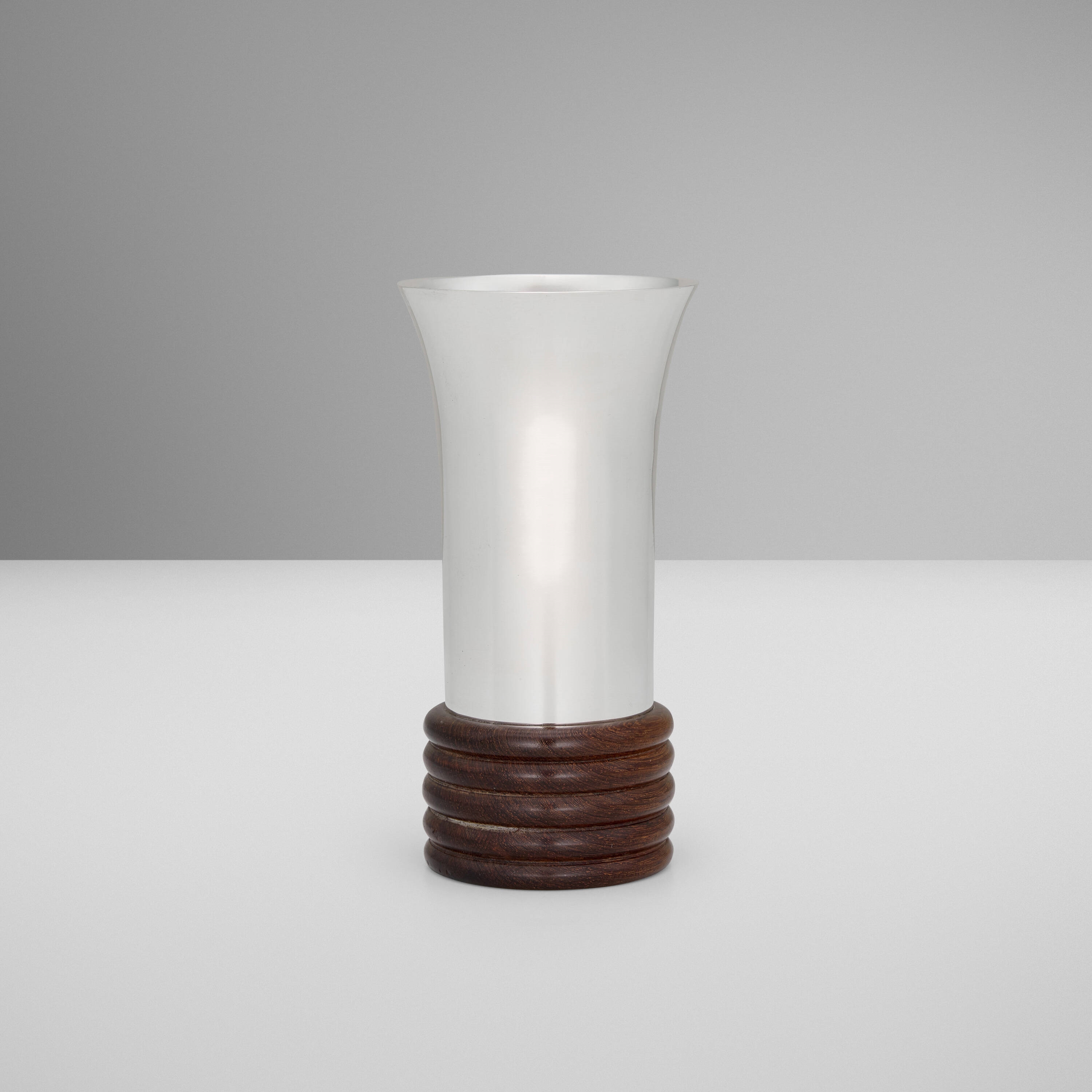 Artwork by Jean Puiforcat, Vase, Made of Silver, Rosewood