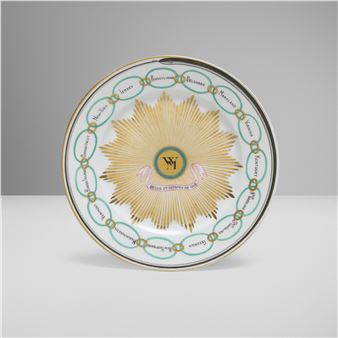 Martha Washington centennial plate - Charles Ahrenfeldt