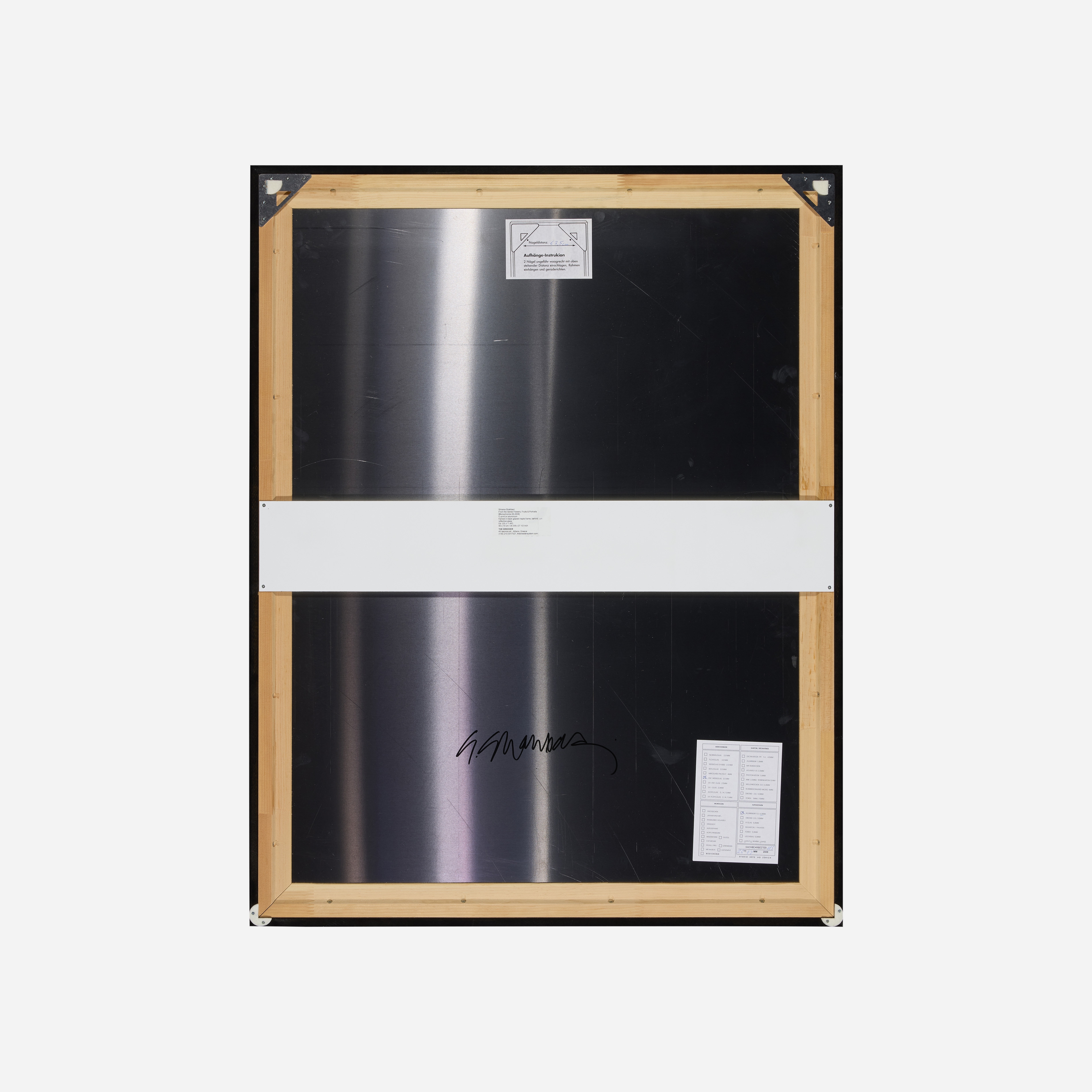 Artwork by Shirana Shahbazi, Monochrome-06-2008 (from the Flowers, Fruits & Portraits series, Made of C-Print Mounted To Aluminum