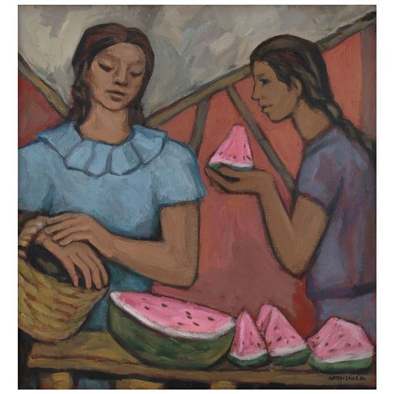 Sandías y mujeres - Alfredo Zalce