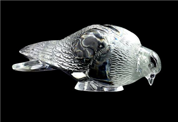 Lalique Glass Pigeon by René Lalique