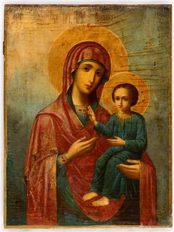 SHOWING THE MOTHER OF GOD IVERSKAYA - Russian School, 19th Century