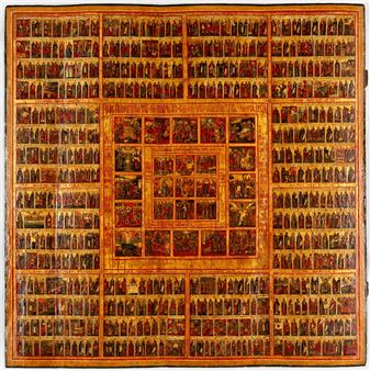 FEAST OF THE CHURCHYEAR AND SAINTS OF ALL 12 MONTHS - Brass and Bold