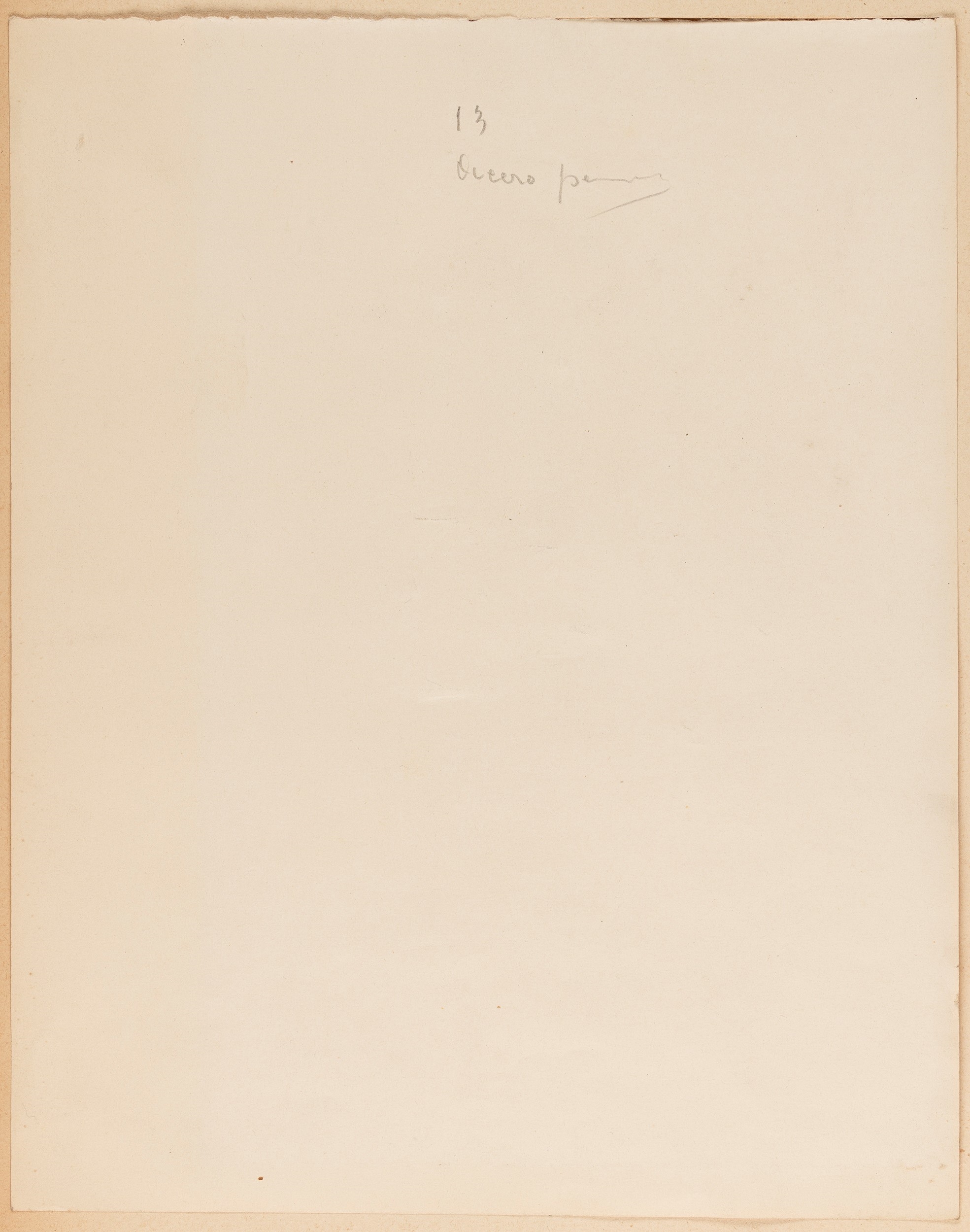 Artwork by Filippo de Pisis, Cane, 1935, Made of matita su carta