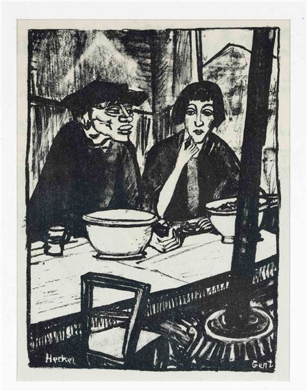 In der Muschelstube - Erich Heckel