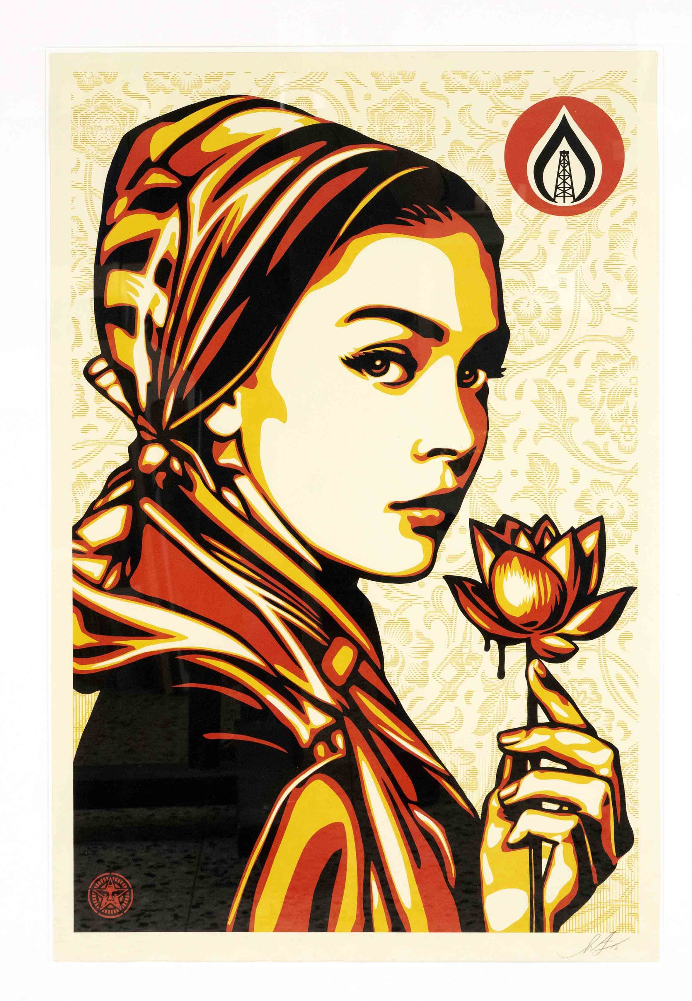 Artwork by Shepard Fairey, Natural Springs, Made of color screenprint on firm paper