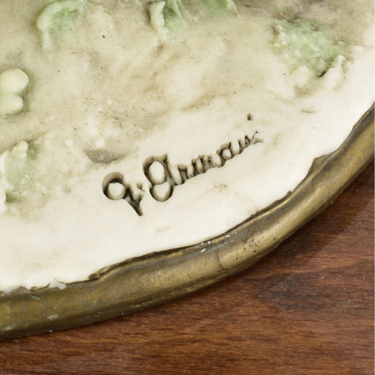 Artwork by Giuseppe Armani, Figure of a Shepherd with Sheep, Made of Capodimonte Porcelain