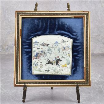 Antique Persian Miniature Painting - Fakhre Emami