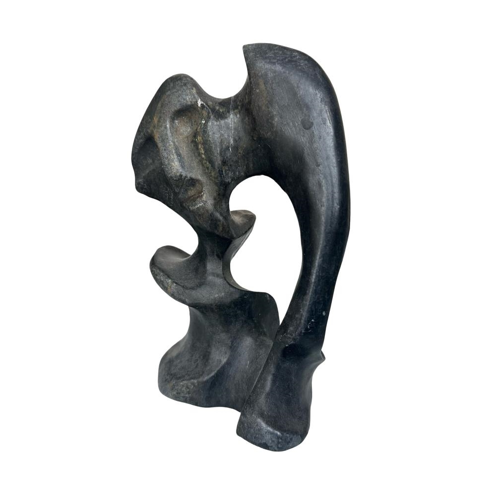 Artwork by Alex Alikashuak, Father, Made of Serpentine Stone