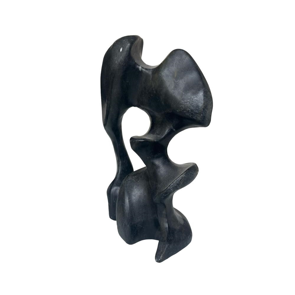 Artwork by Alex Alikashuak, Father, Made of Serpentine Stone