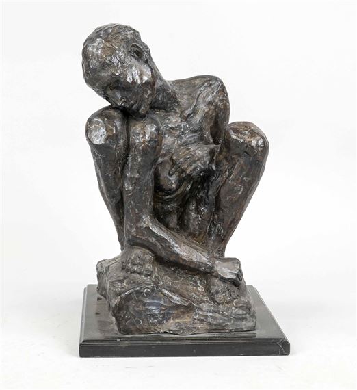 Die Kauernde - Auguste Rodin