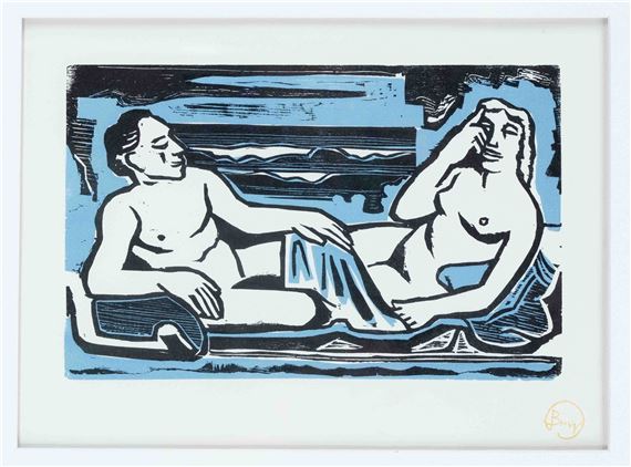 Auf dem Lager - Max Pechstein