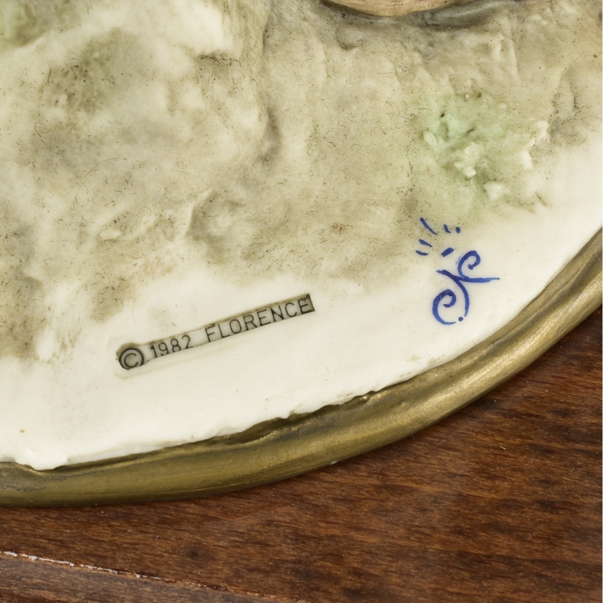 Artwork by Giuseppe Armani, Figure of a Shepherd with Sheep, Made of Capodimonte Porcelain