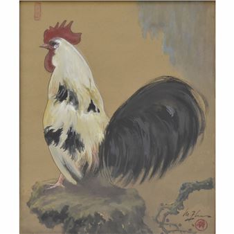 Crane Beneath the Pine Tree - Lee Man Fong