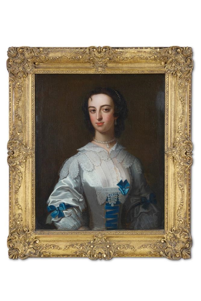 Artwork by Enoch Seeman, PORTRAIT OF A LADY, Made of Oil On Canvas