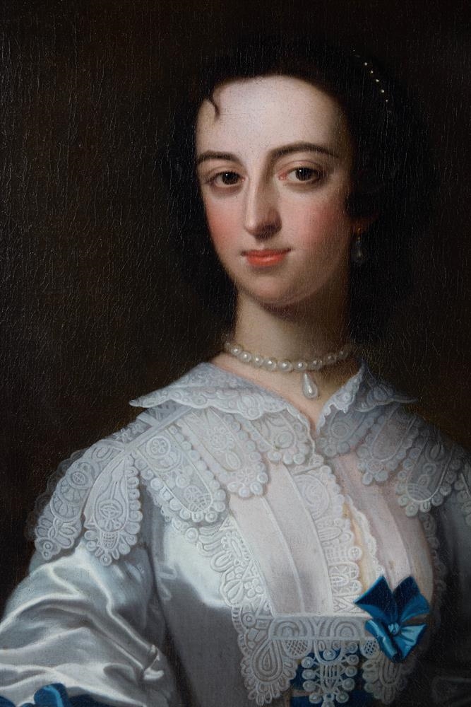 Artwork by Enoch Seeman, PORTRAIT OF A LADY, Made of Oil On Canvas