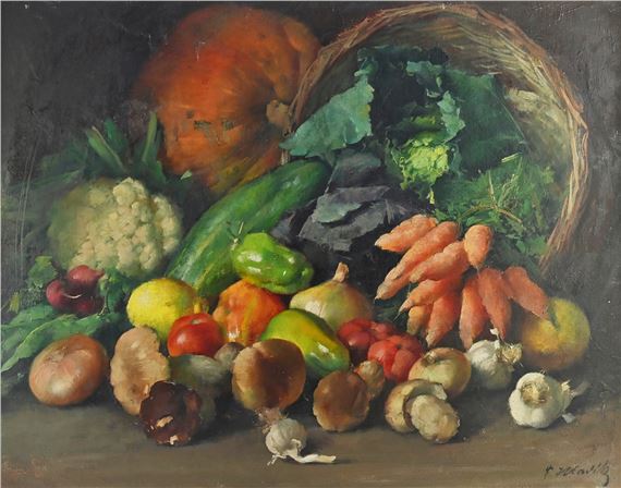 Zátiší se zeleninou by František Hladík