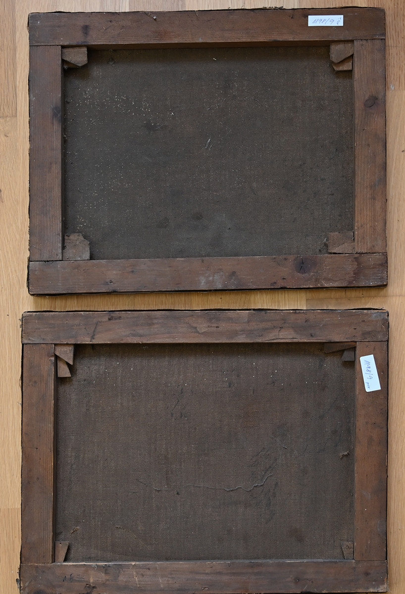 Artwork by František Minarík, romantická krajina, Made of oil on canvas