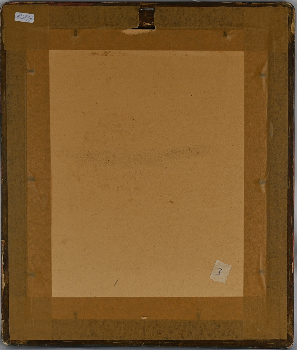 Artwork by J. Hess, MuÅ¾ s dÃ½mkou, Made of watercolor