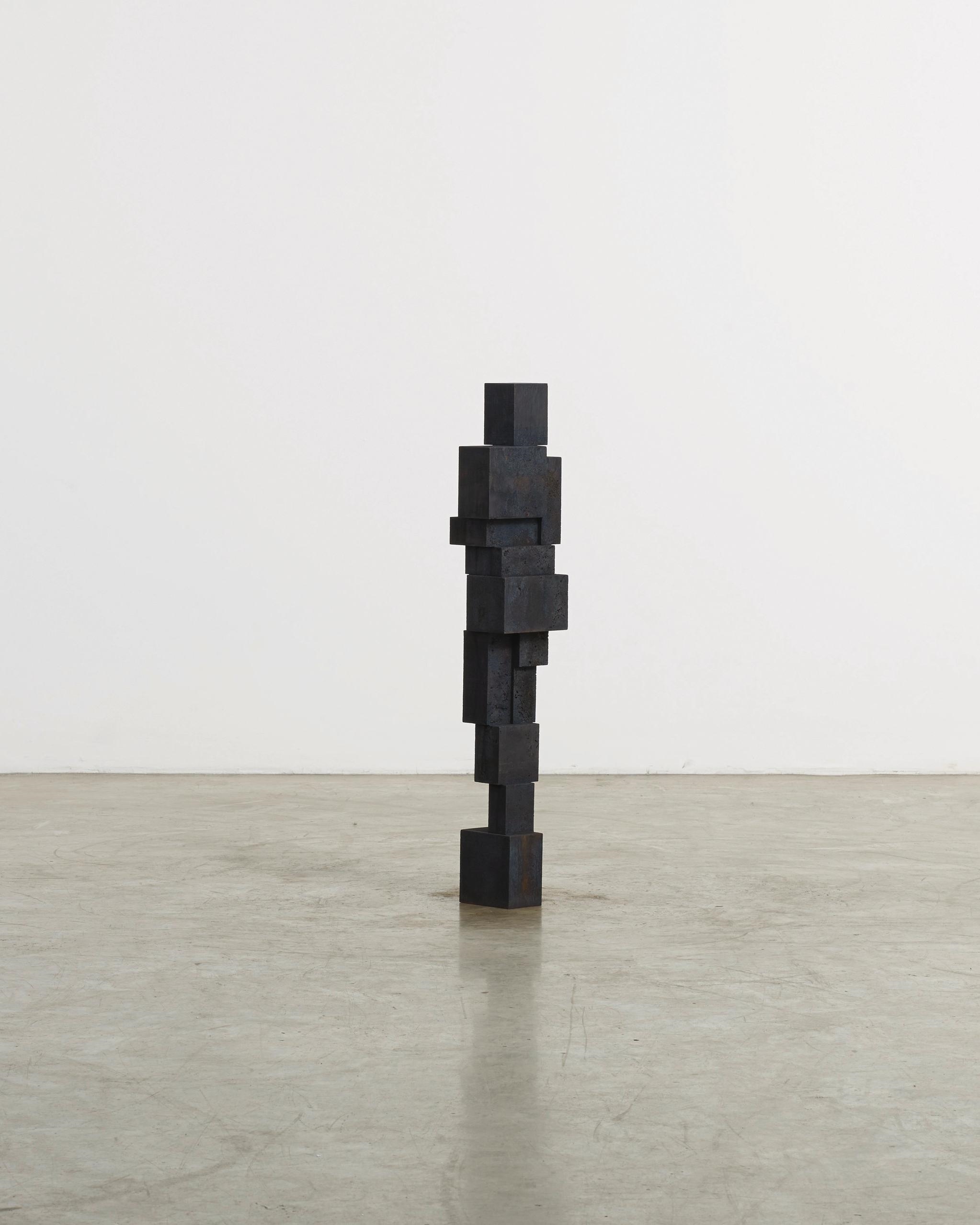 Artwork by Antony Gormley, Small Splice IV, Made of Cast Iron
