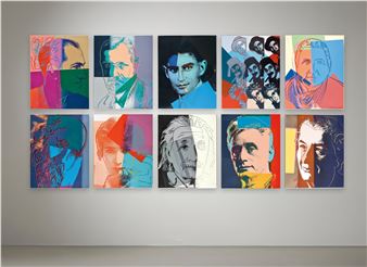 Ten Portraits of Jews of the Twentieth Century - Andy Warhol