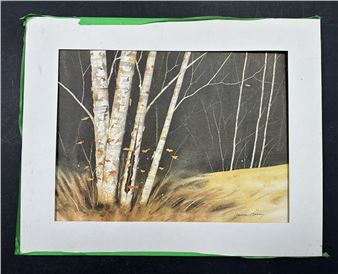 Untitled (Birches in Fall