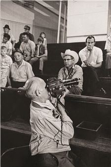 Henri Cartier-Bresson filming cattle Southern Exposures