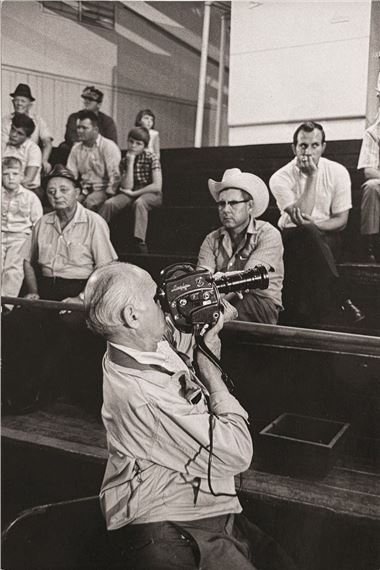 Henri Cartier-Bresson filming cattle Southern Exposures - Martine Franck
