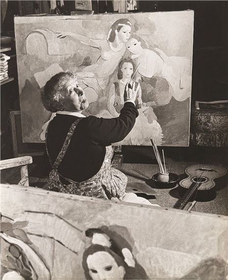 Trois jeunes femmes by Izis Bidermanas, 1953