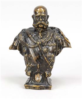 Büste von Kaiser Franz Joseph - Alajos Stróbl