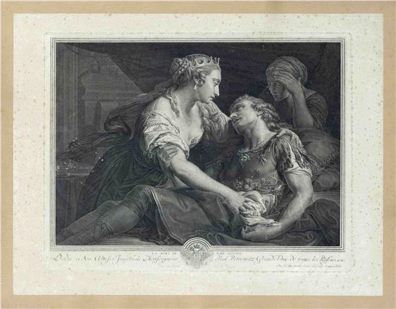 Der Tod des Marcus Antonius - Johann Georg Wille