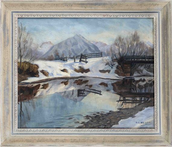 Winterlandschaft by Hermann Otto Hoyer
