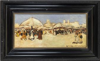 nordafrikanischer Basar - Hans Ruzicka-Lautenschläger