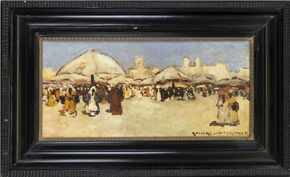 nordafrikanischer Basar - Hans Ruzicka-Lautenschläger