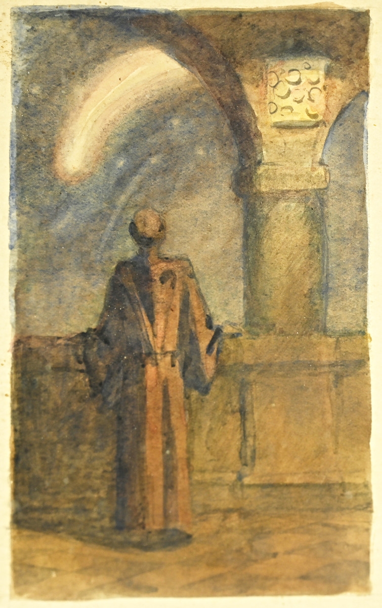 Artwork by František Antonín Jelínek, Kometa, Made of watercolor