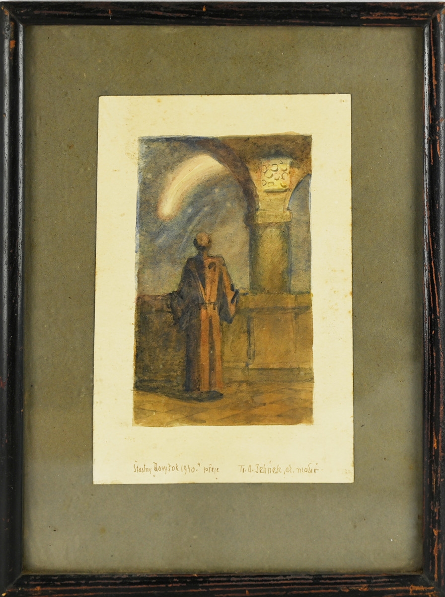 Artwork by František Antonín Jelínek, Kometa, Made of watercolor