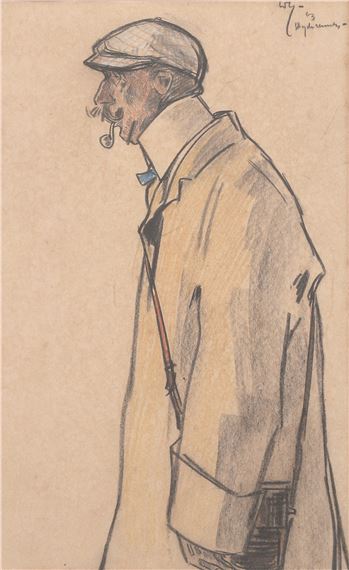 Man with pipe - Willy Sluiter