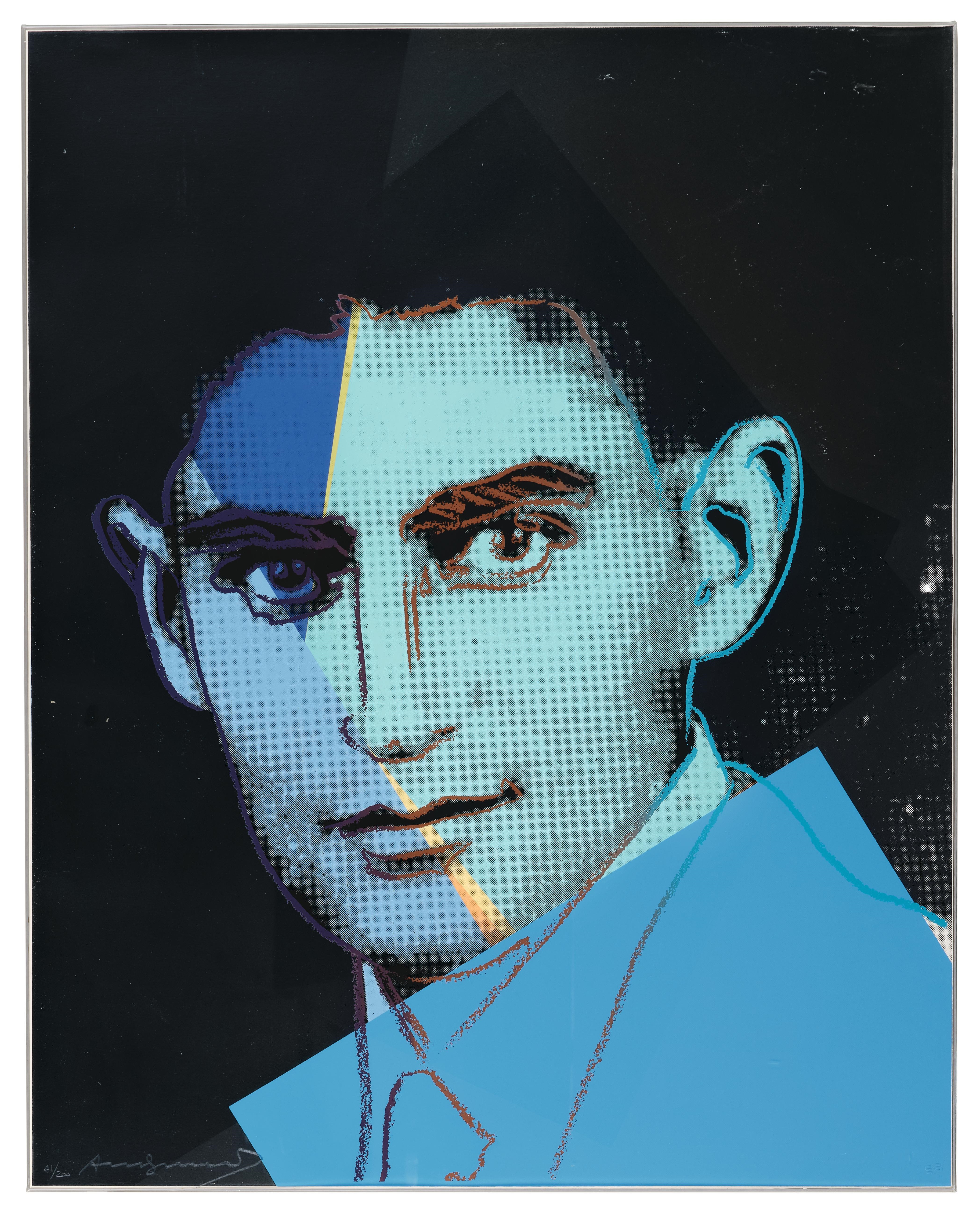 Artwork by Andy Warhol, Ten Portraits of Jews of the Twentieth Century, Made of Screenprints In Colours On Lenox Museum Board