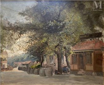 L’échoppe du marchand de vins - Maurice Denis